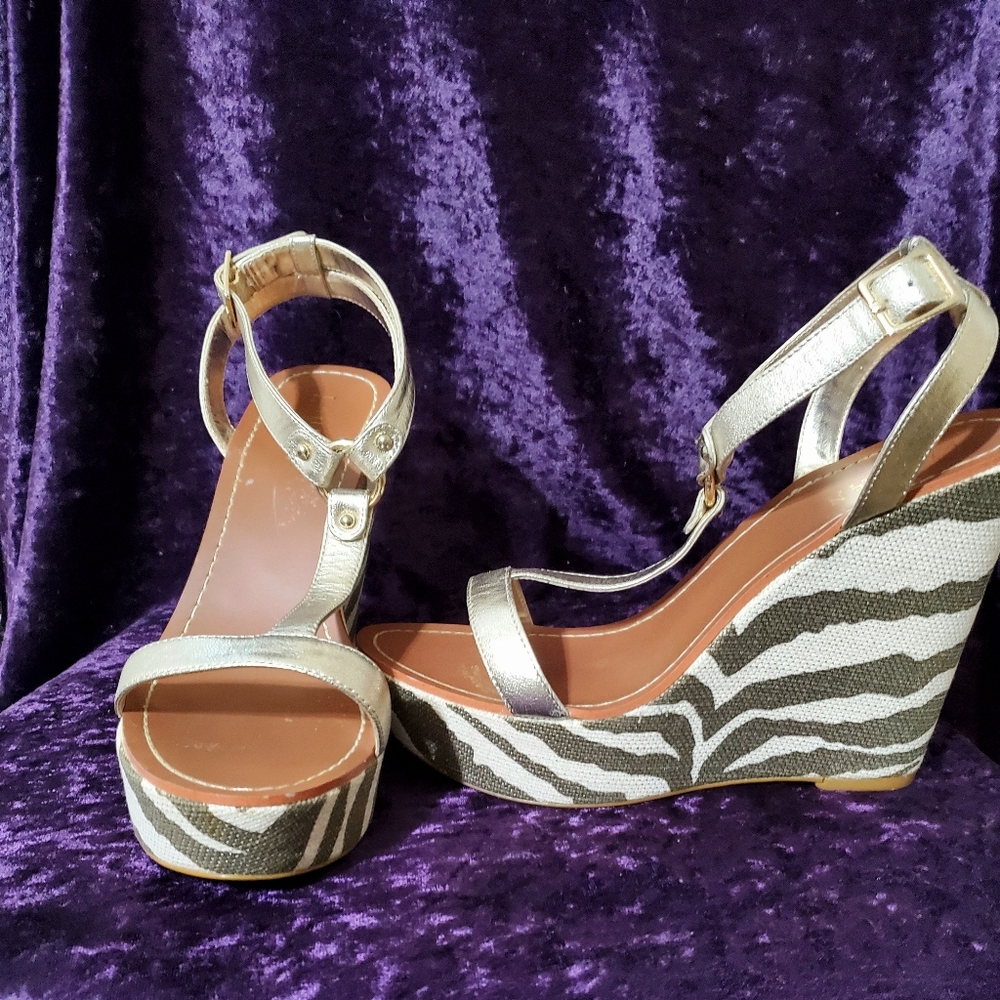 A pair of Ralph Lauren wedges heels